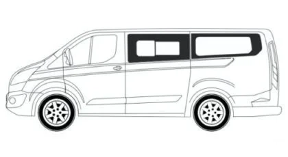 Seitenverglasung Ford Tourneo Custom